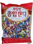 과일맛 종합캔디,750g 아리랑지에프 판촉사탕,대용량사탕 : 주전유통 맛있는 먹거리