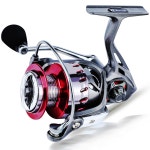 Sougayilang 9 1BB 피더 스피닝 낚시 릴 5.2 : 1  6.2 : 1 고속 기어비 알루미늄 스풀 민물 잉어 낚시 릴 낚시 릴  383  383  383 : 와마트