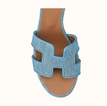 에르메스 OASIS 오아시스 블루 데님 슬리퍼 샌들 Hermes Bleu Clair slippers sandals : AT SSONG