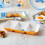 모던하우스 카프렌즈 멜라민 3칸나눔접시 (KI0121007) : 엔씨충장점