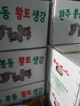 향긋하고 단단한 완주 봉동 생강 개량종/토종 생강 1kg : 봉동생강