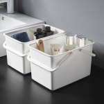 욕실 물빠짐 목욕 바구니 목욕탕 가방 사우나 수영 헬스장 찜질방 대형 일본 메쉬 바스켓 : 생활탐구