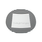 멜라민 레인보우 줄원형 접시 파스타 스파게티 샐러드 과일 접시 한식 일식 플레이트 : 리빙라인