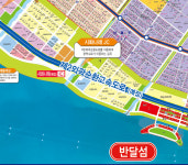 시화mtv거북섬안내도 코팅형 110cmx78cm 시흥지도 : 지도닷컴