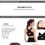 등굽음 바른핏 체형 바른자세 의자 상체 직장인 밴드 벨트 : SJ PAM