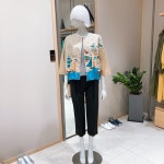 BAJPA6131-BG(베이지) 베네통 일러스트 프린팅 7부소매 점퍼 : 롯데 광교점 베네통