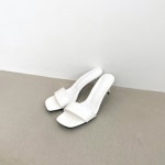 스퀘어토 미니멀 미들힐 슬리퍼 (HAN-H9936) : 팜선데이