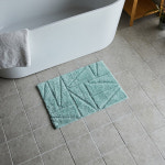 모던하우스 플러피 사선 매트 45X65 그린 (BG2021009) : 엔씨충장점