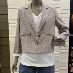 시슬리 트위드 크롭 자켓 SAJKC3131 : NC 시슬리-베네통 복합관