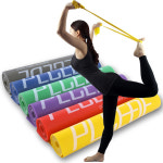 플씨드 라텍스 밴드 스트레칭 재활운동 밴드 필라테스 요가 운동용 LEVEL-1 옐로우 : 플씨드