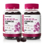 비타프레쉬 비타민 젤리 C&D 아연 70구미 2병(1+1) 엘더베리맛 어린이 성인 구미 : 오늘도즐겨찾기