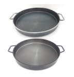 무쇠 닭갈비철판 경질 닭갈비판 철판요리 원형철판 6T 400mm : 신기종합주방