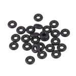 개스킷 고무링 20 개 5.6mm 직경 1.8mm 두께 검은 색 O 오일 와셔 : SM직구.
