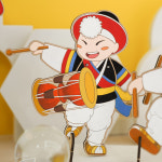 두근두근아트 DIY 사물놀이 나무 인형 만들기 어린이 유아 교구 어린이집 유치원 색칠 : 홈앤스쿨