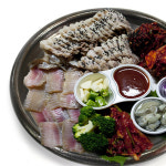 항아리 옹기뚜껑 오리엔탈 접시 다용도 전통수반 : 메리크리스마트