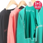 LAL244391빅사이즈 2장세트 심플자수로고원피스 L202030 큰옷 여성의류 플러스사이즈 : ss-mall