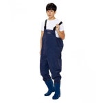 멜빵 장화 어부 바지 전신 농부 주말 농장 갯벌 체험옷 가슴 해루질옷 긴장화 : 뀨물상