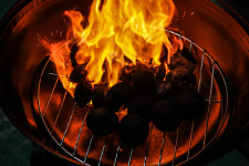 빠른착화 조개탄 스피드UP 불이 잘붙는 브리켓 야자숯 차콜 조개탄 10kg 펜션 바베큐 : 숯총각