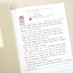 초등 독서 노트 학생 독서록 저학년 독후감 감상문 기록장 어린이 라인 공책 소프트오렌지 : 근처문구점