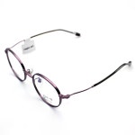 ANTI-B 항균안경 레진아트안경 RG-027 08 무광 다크 퍼플 티타늄 고도수 사용자용 가벼운 안경 : 광주 안경맛집