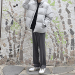 롱 세미와이드 부츠컷 슬랙스 일자 바지 브라운 블랙 그레이 : 오유와이