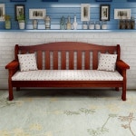 모던 심플 신혼 원목 벤치 소파 콤비 발코니 캐주얼 빈티지 카본 등받이 거실 3인 : 유다요셉