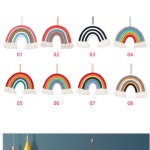 무지개마크라메 딸 아들 방꾸미기 여아 아기 거실 벽장식 월행잉 : SJ PAM