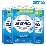 도톰한 에어터치 클린엠보싱 3겹 27M 30롤 x3팩 : 땡큐온