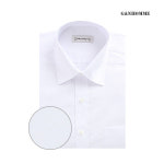 [95-110] 흰색 화이트 긴팔 일반핏 남자 정장 드레스 와이셔츠 MN501 : GNN HOMME
