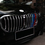 BMW X5 G05 30d M50d M스타일 삼색라인 그릴커버 인테리어 악세사리 몰딩 자동차용품 : 가오몰