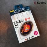 금호조침 볼락 기조 묶음바늘 블랙니켈 KS-134 : 신신낚시 통영점