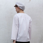 HA-45-1 커피 체크라운드 위생복 : 참존어패럴