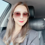 자외선 차단 선글라스 오버사이즈 다각 메탈 투톤 여자선글라스 남자선글라스 : 아이템 선글라스