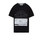 [해외]스톤아일랜드 폴로티셔츠 스톤아일랜드 티셔츠 2NS65 BLOCK ONE T-Shirt in Black : 나인세티아