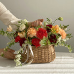 카네이션 바구니(꽃, 바구니 랜덤) 어버이날 꽃 생화 부모 님 생신 스승 감사 선물 플라워 바스켓 강남 압구정 성수 동 서울 숲 뚝섬 건대 왕십리... 