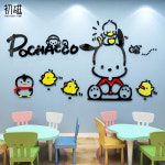 3D 아크릴 인테리어 스티커 카페 식당 만화 입체 링 창조 유치원 장식 어린이 방 침실 : 헤이데이상점