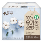 깨끗한나라 유기농 더 건강한 중형 16매 x 1팩 : 라파엘천사