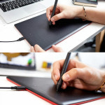 One by Wacom CTL-672 중형타블렛 원바이와콤 펜 타블렛 손쉬운작동법 : 공식스토어 TopBiz