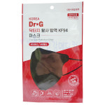 닥터지 황사방역 KF94 새부리형 블랙 마스크 1매입 50개 국내생산 국산필터 : 자연건강메디컬