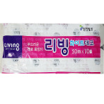 리빙화이트데코 50mx10롤  100롤 두루마리화장지 : 강원종합유통