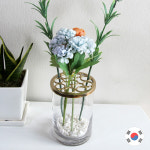 황동 격자원형 이케바나 화병 HBF-708 : 하이아트