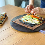 [오목칠] 사옹방 천연옻칠 김발 위생 김밥말이 김밥 틀 소풍 : 오목칠