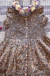 [봉주르다이어리] SS21 Bonjour Diary Ibiza Dress, Little Violets Flowers : Health Beauty