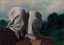 르네마그리트 작품 연인들 인테리어 명화 그림 액자 : 글그림가게