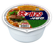 육개장 사발면 86g 24개 새참 컵라면 : 새참