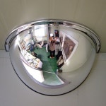 슈퍼 편의점 매장 코너 반사경 설치 감시 반사 돔형 거울 실내 볼록 방범 아크릴 300 600 800 1000 파이 90도 180도 360도 : SAFE ZONE