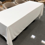 5성급 호텔 테이블보 돌상 백일상 행사용 잔치 파티 식탁보 천 화이트 1마150x91cm : 필로스텍스타일