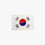 태극기 마크 뱃지 왕대 군인 가방 전역 패션 배지 : 꾸나와곰신