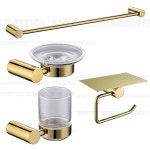 필로토 [더죤테크] 폴리아60 골드 욕실악세사리 4종 세트 : 주식회사 갤러리하우스