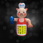 해물돼지 에어간판 / 캐릭터 풍선간판 / 음식점 옥외간판 /  삼결살집 입간판 / 식당 에어간판 : 에어바이블